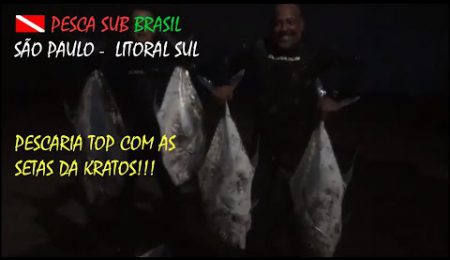 PESCA SUB - PESCARIA TOP COM AS SETAS DA KRATOS!!!